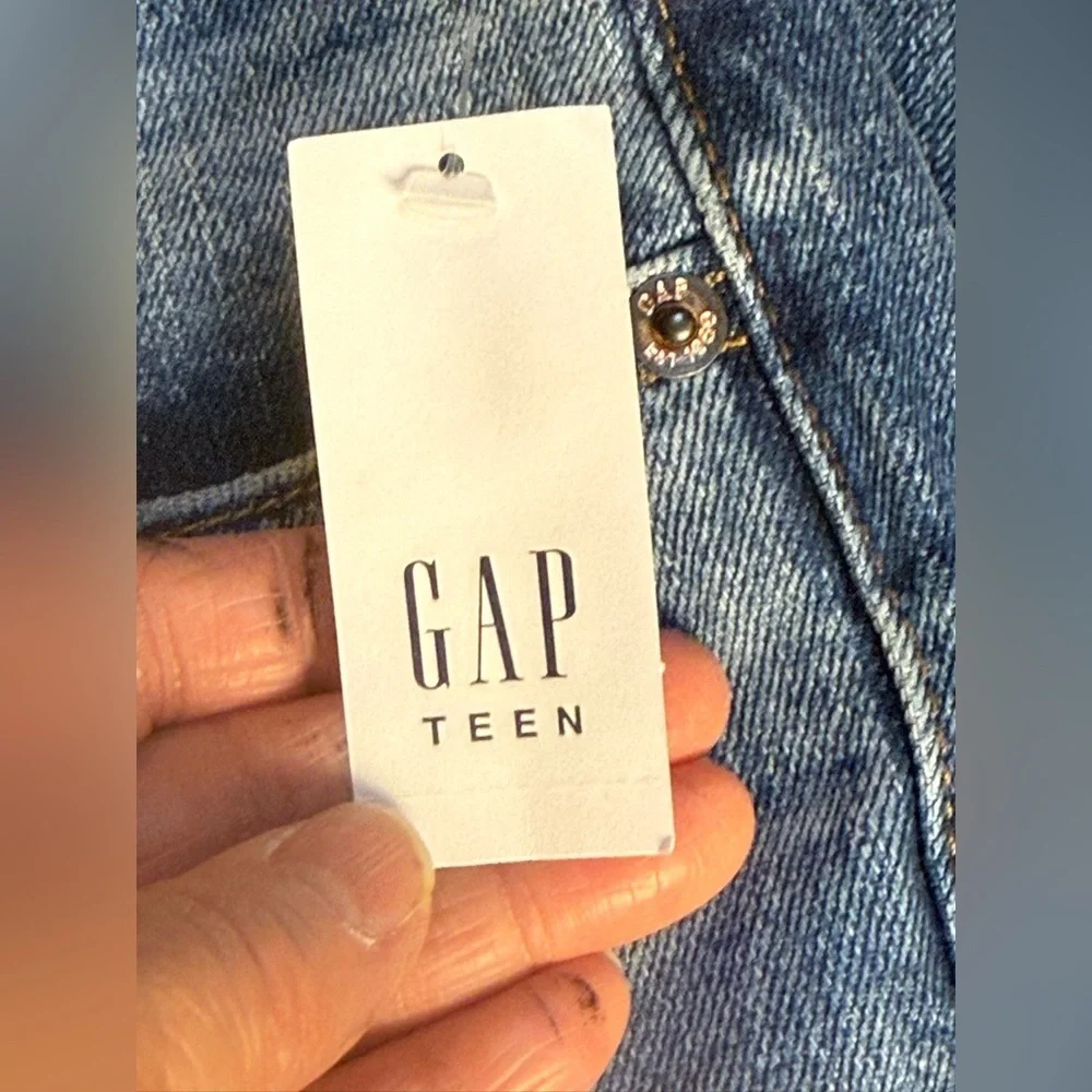 NWT Gap Teens Girlfriend High-Rise Dark Wash Size 10